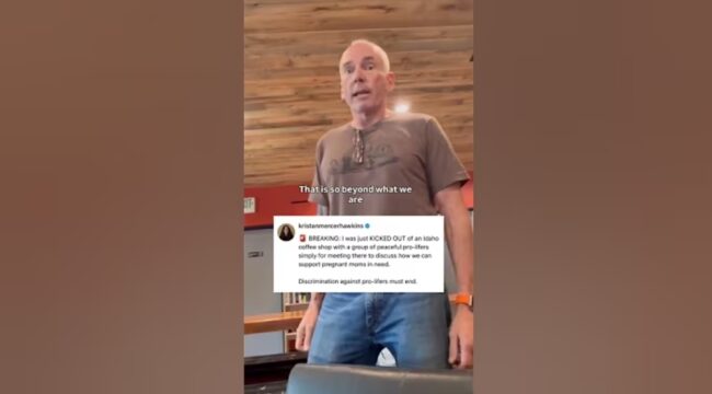 Владелец кофейни сообщает о «бесконечных угрозах смертью» после сравнения защитников жизни с ку-клукс-кланом
