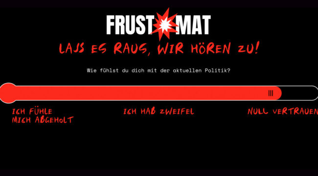 Caritas запускает «Frust-O-Mat» к выборам