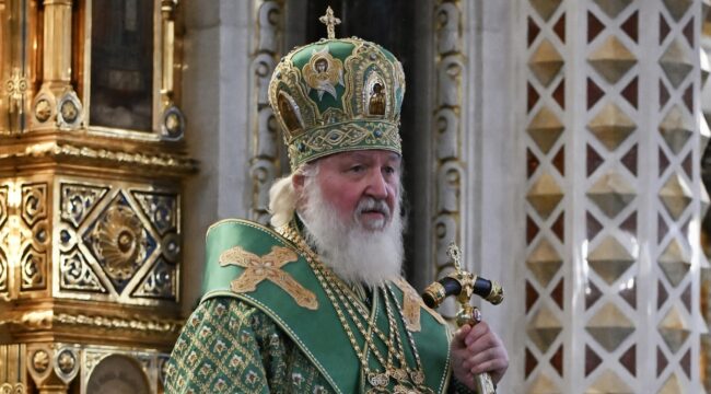 Патриарх Кирилл совершил молебен у саркофага Дмитрия Донского
