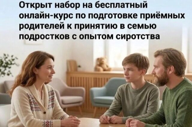 Онлайн-курс для будущих приемных родителей подростков запущен при поддержке Синодального отдела по благотворительности