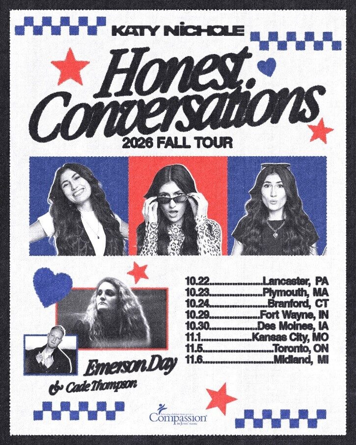 Katy Nichole объявила осенний тур «Honest Conversations» и подписала эксклюзивный контракт на бронирование с WME Christian Media Group