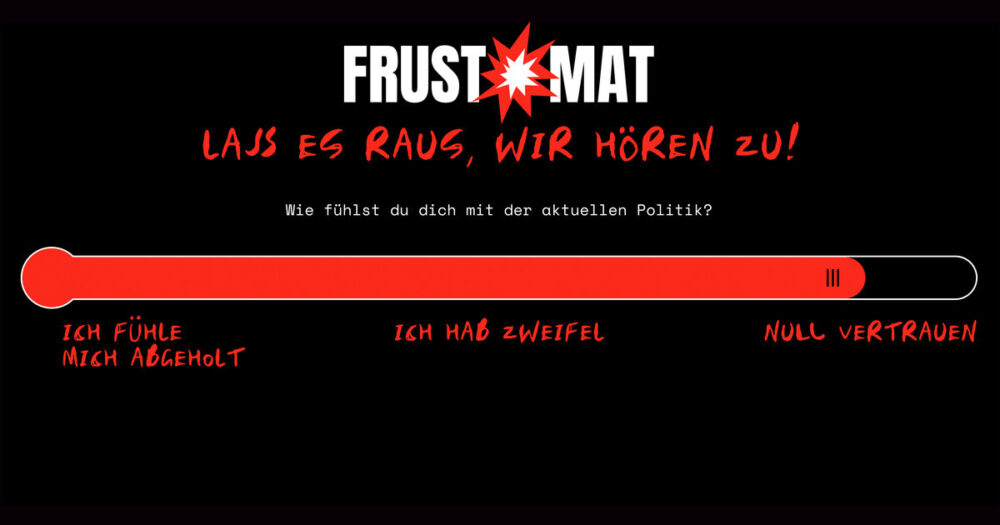 Caritas запускает «Frust-O-Mat» к выборам