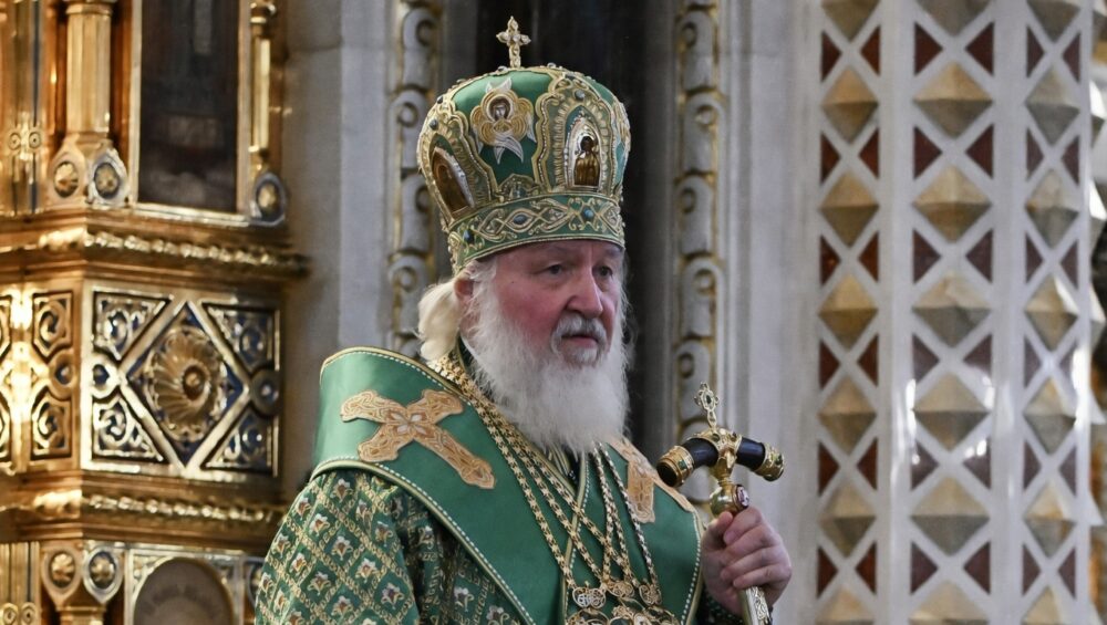 Патриарх Кирилл совершил молебен у саркофага Дмитрия Донского