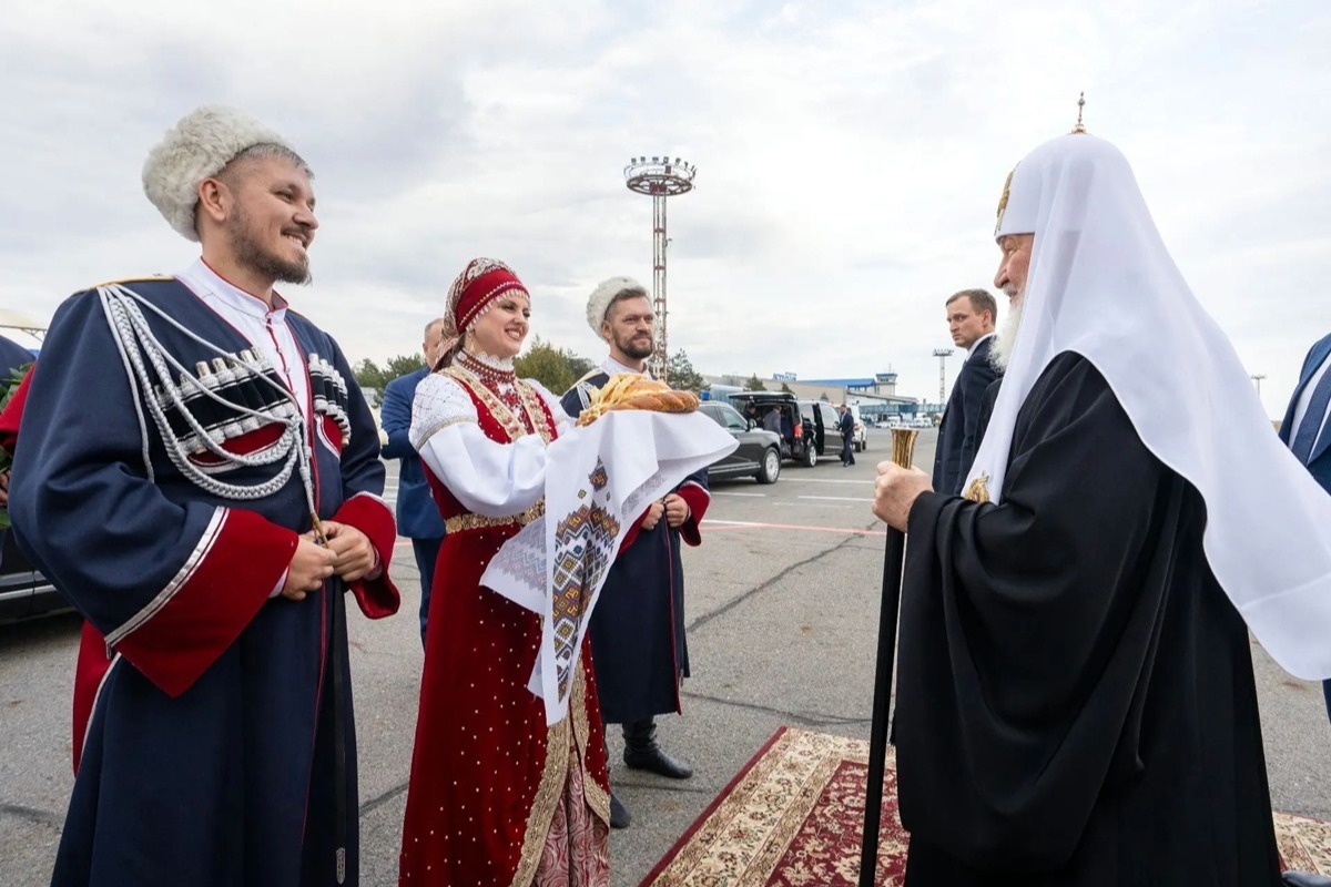 Святейший Патриарх Кирилл прибыл в Астрахань