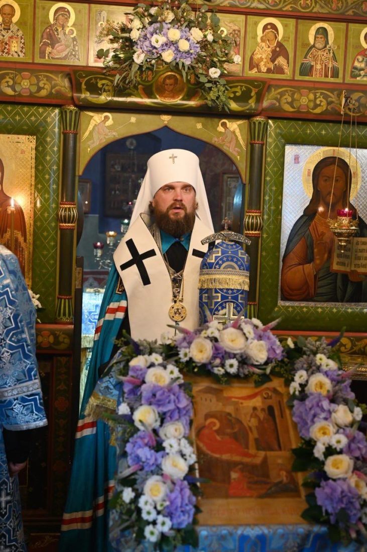 Митрополит Арсений совершил всенощное бдение в храме-часовне Димитрия Донского в Бутырской Слободе