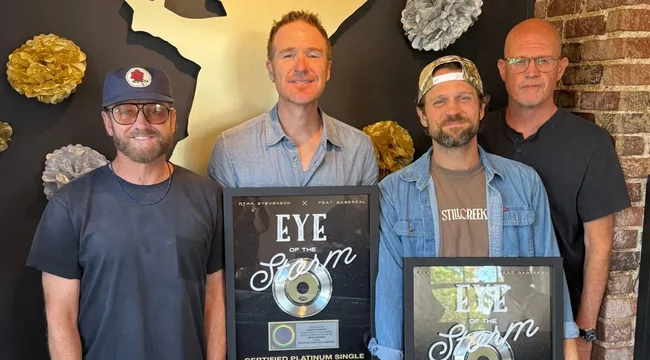 Песня Райана Стивенсона «Eye of the Storm» получила платиновый статус