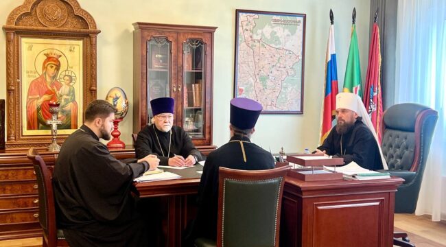 Митрополит Арсений провел совещание с благочинными Северо-Восточного викариатства