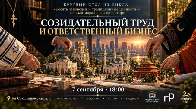Круглый стол «Созидательный труд и ответственный бизнес»