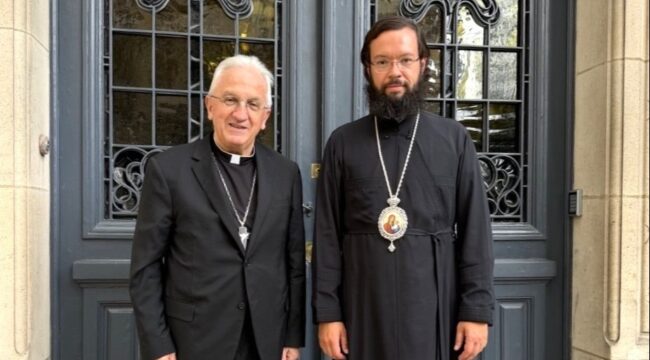Митрополит Антоний встретился с Апостольским нунцием во Франции