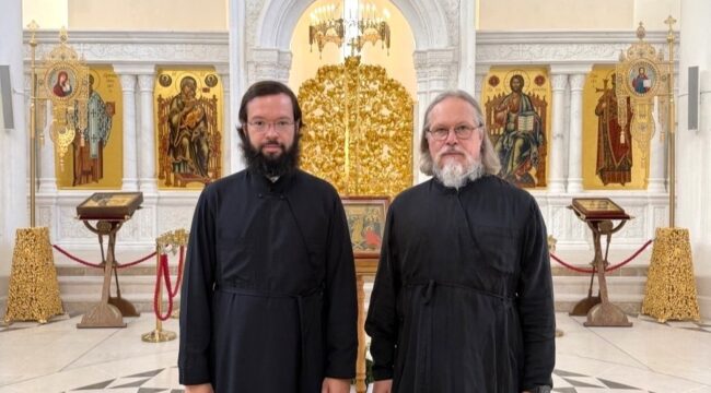 Митрополит Антоний посетил Свято-Троицкий собор в Париже