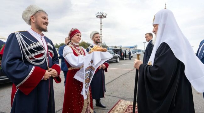 Святейший Патриарх Кирилл прибыл в Астрахань