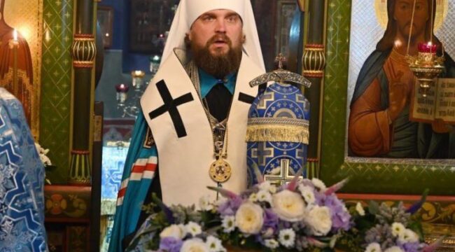 Митрополит Арсений совершил всенощное бдение в храме-часовне Димитрия Донского в Бутырской Слободе