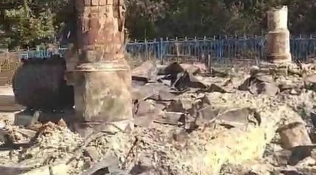 В Курской области разрушен старинный Георгиевский храм