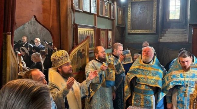 Епископ Истринский Серафим возглавил престольные торжества в храме Рождества Пресвятой Богородицы в Старом Симонове