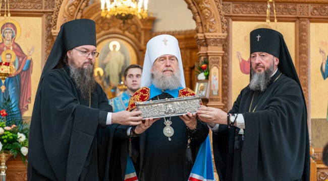 В Усть-Каменогорской епархии завершилось пребывание мощей святителя Спиридона