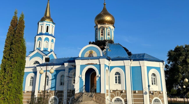 ВСУ повредили Покровский храм в поселке Коренево Курской области