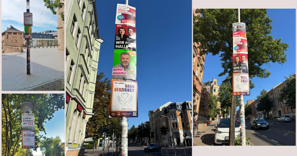 Библейские плакаты против AfD: как прошла акция