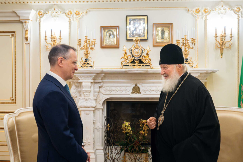 Патриарх Кирилл встретился с Владимиром Мединским