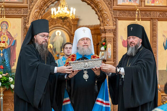 В Усть-Каменогорской епархии завершилось пребывание мощей святителя Спиридона