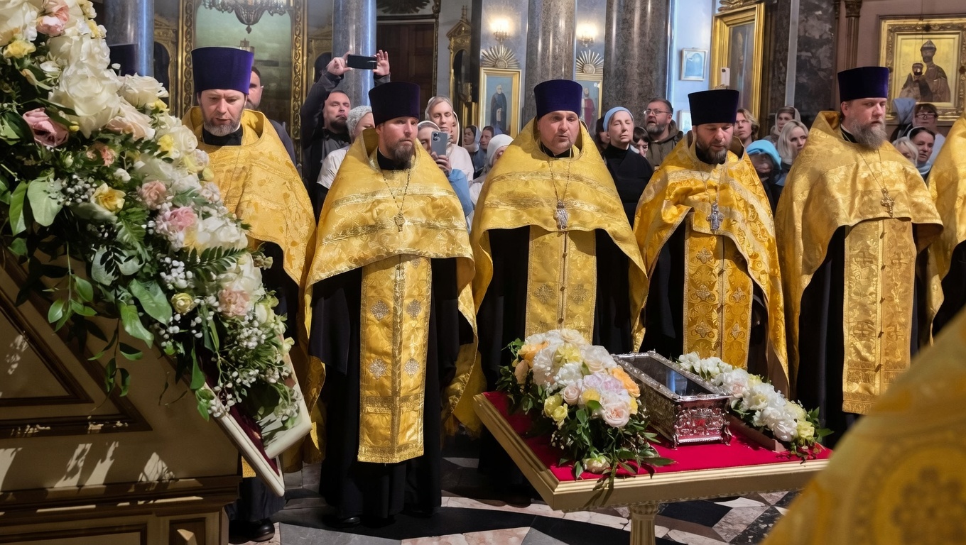В Смоленске торжественно встретили ковчег с десницей святителя Спиридона
