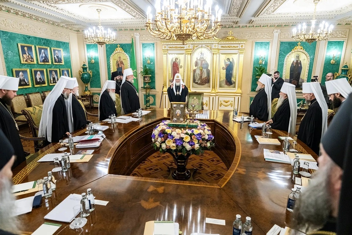 Патриарх Кирилл провёл заседание Священного Синода РПЦ