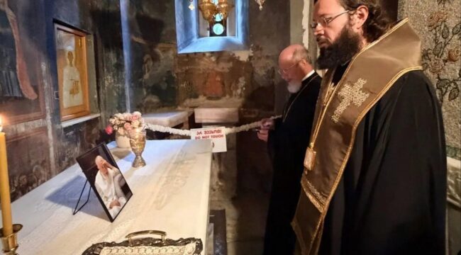 Митрополит Волоколамский Антоний посетил святые места на востоке Грузии